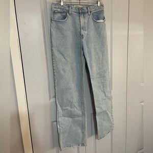 Abercrombie light wash jeans tall size